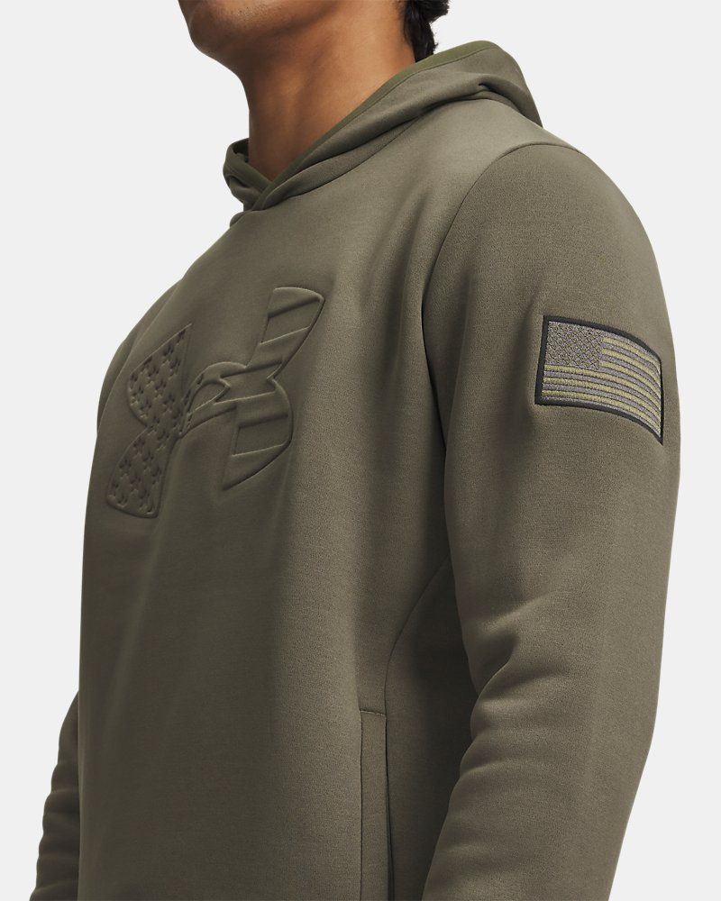 UA Freedom Armour Fleece® Emboss Men's Hoodie — view 6