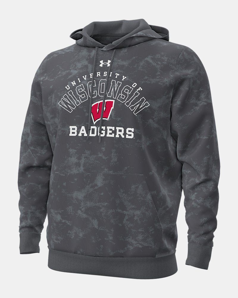 UA Rival Fleece Washed Collegiate Men's Hoodie — view 10
