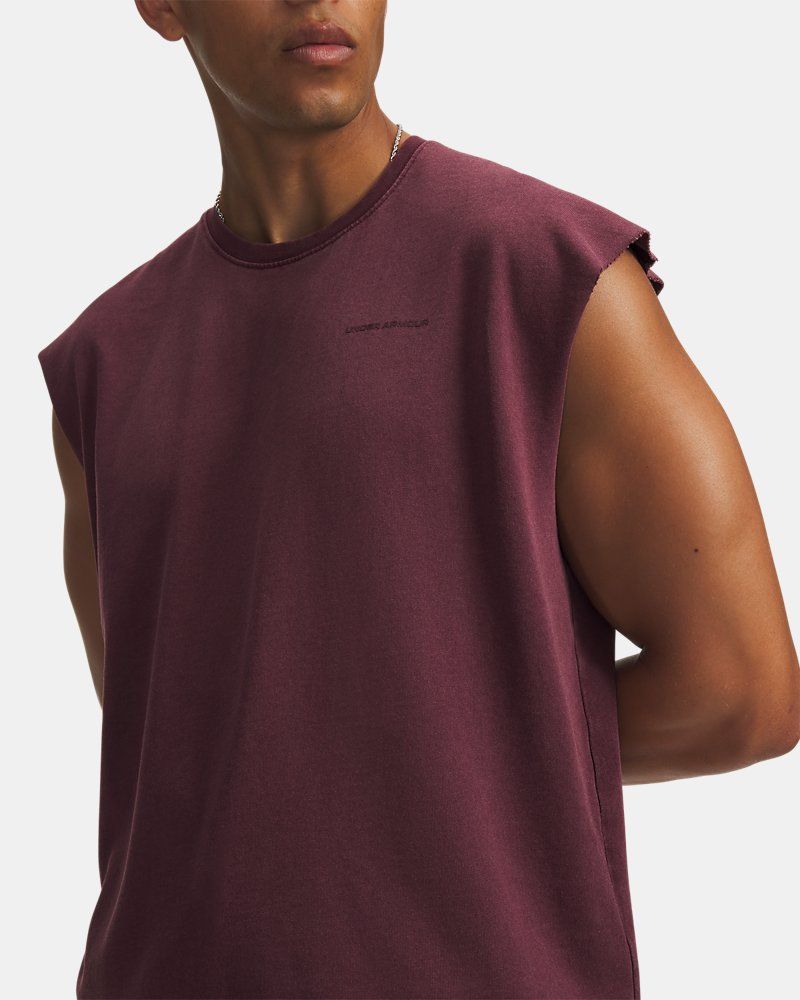 UA Icon Heavyweight Cotton Men's Tank — view 27