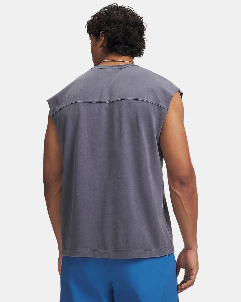 UA Icon Heavyweight Cotton Men's Tank — view 6