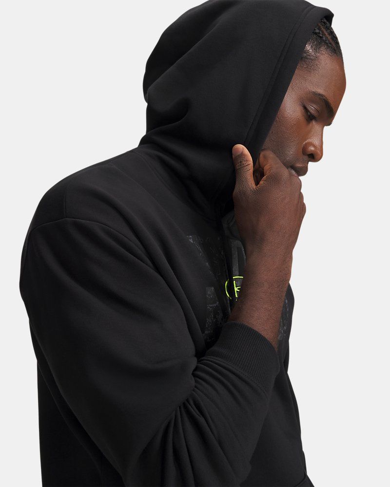 UA Rival Fleece Camo Fill Men's Hoodie — view 3