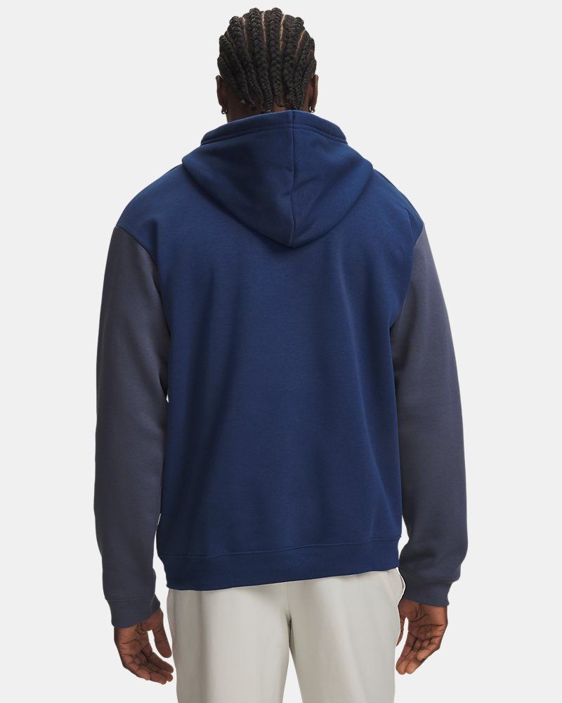 UA Rival Fleece Striped Men's Hoodie — view 5