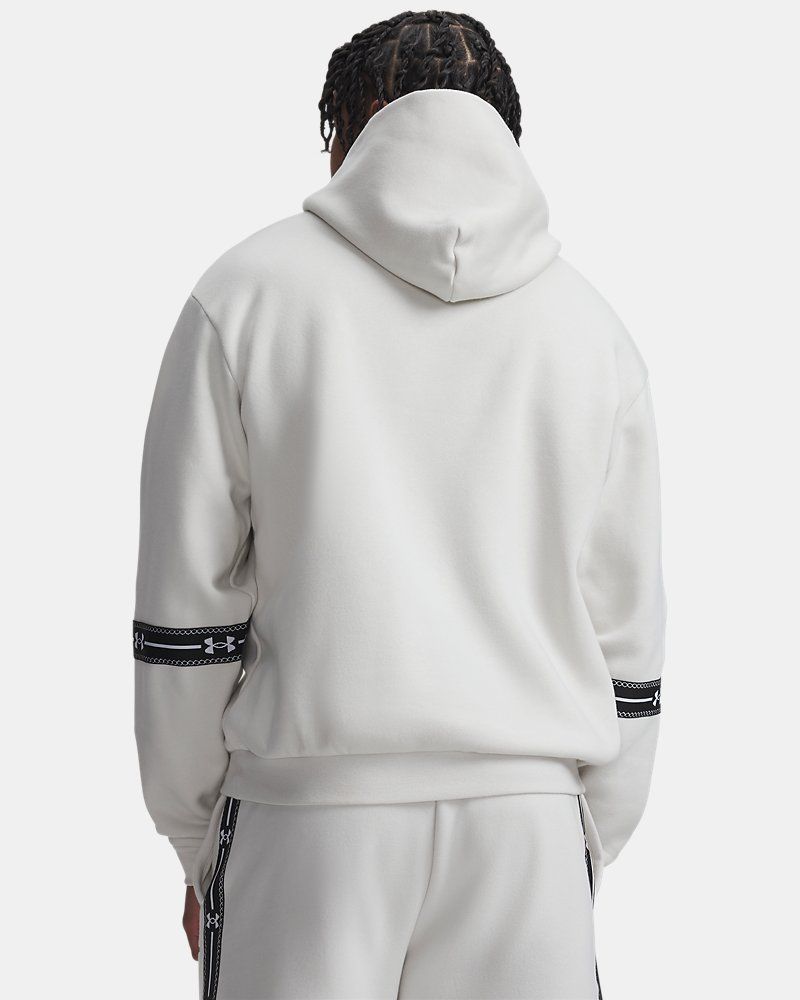UA Icon Fleece Taped Men's Hoodie — view 5