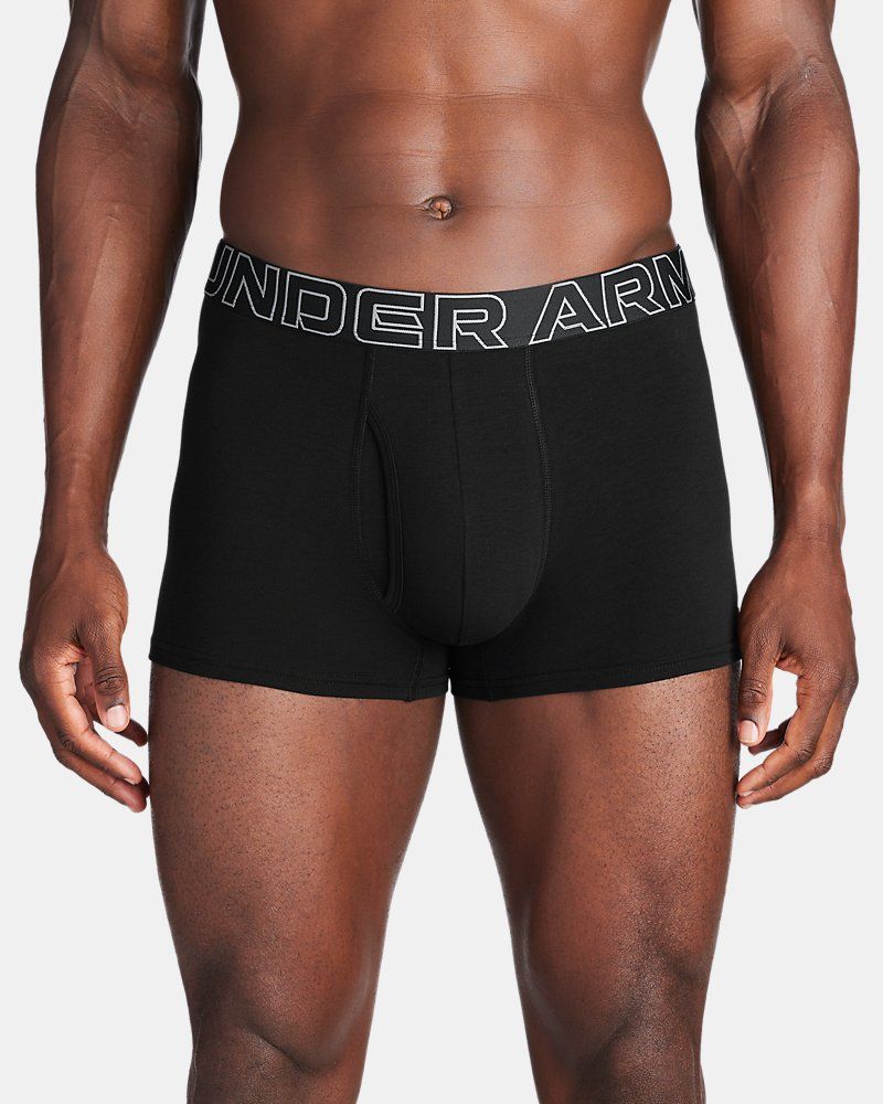 UA Performance Cotton Men's 3" 3-Pack Boxerjock®
