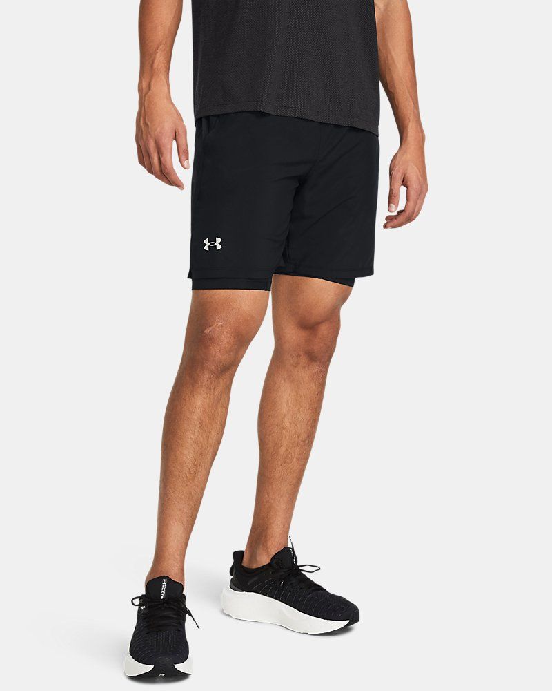 UA Launch Men's 2-in-1 7" Shorts