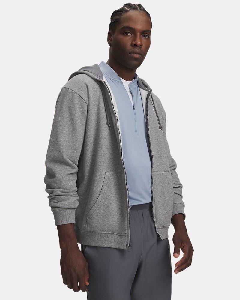 UA Rival Fleece Men's Full-Zip Hoodie — view 7
