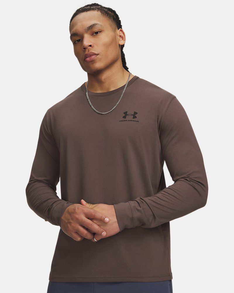 UA Left Chest Men's Long Sleeve — view 10