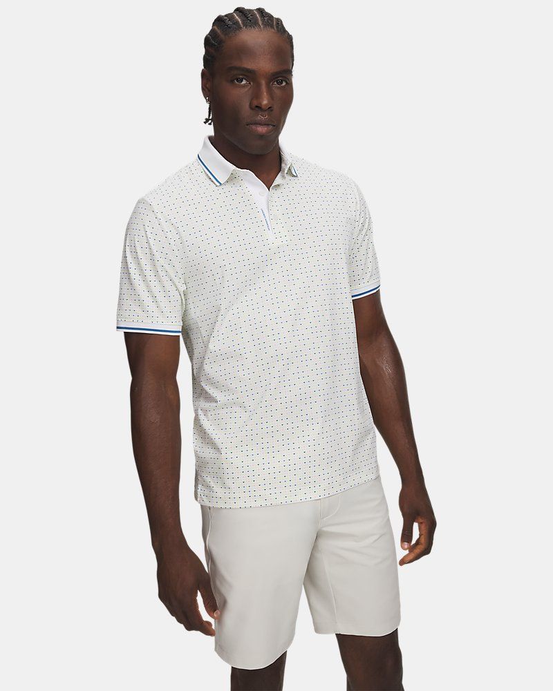 UA ArmourDry Print Rib Men's Polo