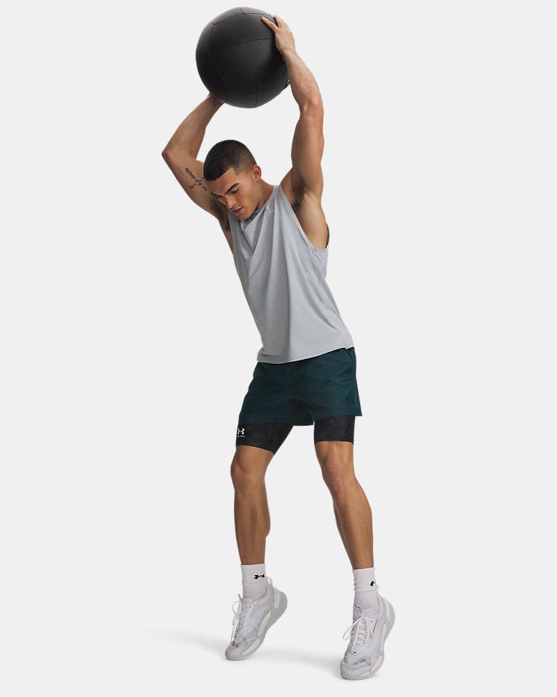 HeatGear® Long Men's Shorts — view 3