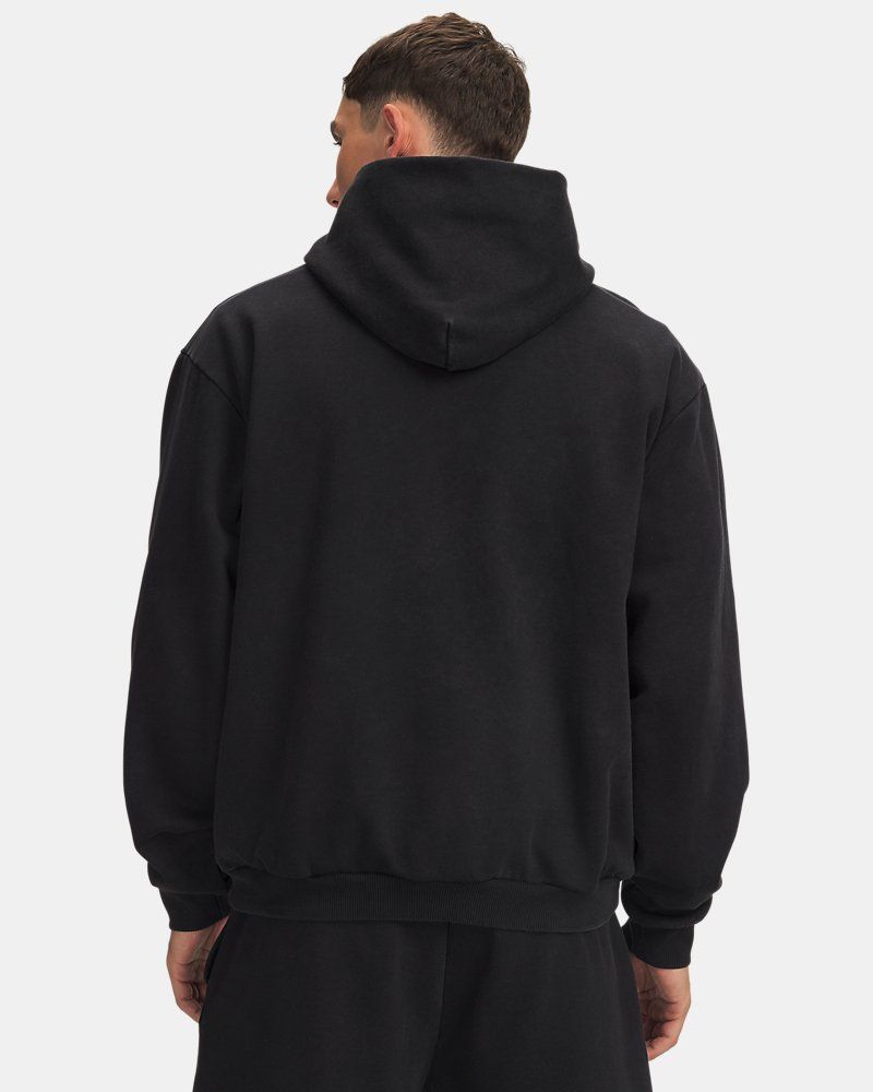 UA Icon Fleece Washed Men's Hoodie — view 10