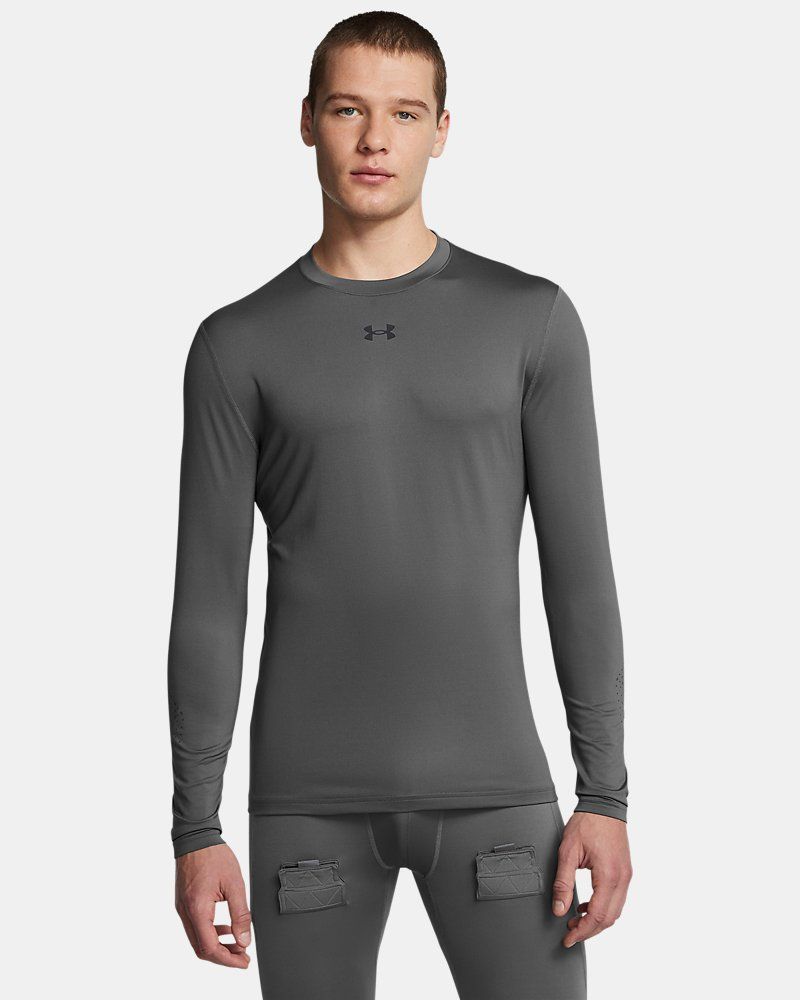 UA Hockey Grippy Men's Fitted Long Sleeve