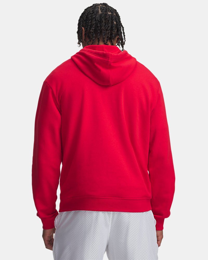 UA Rival Fleece Branded Men's Hoodie — view 12
