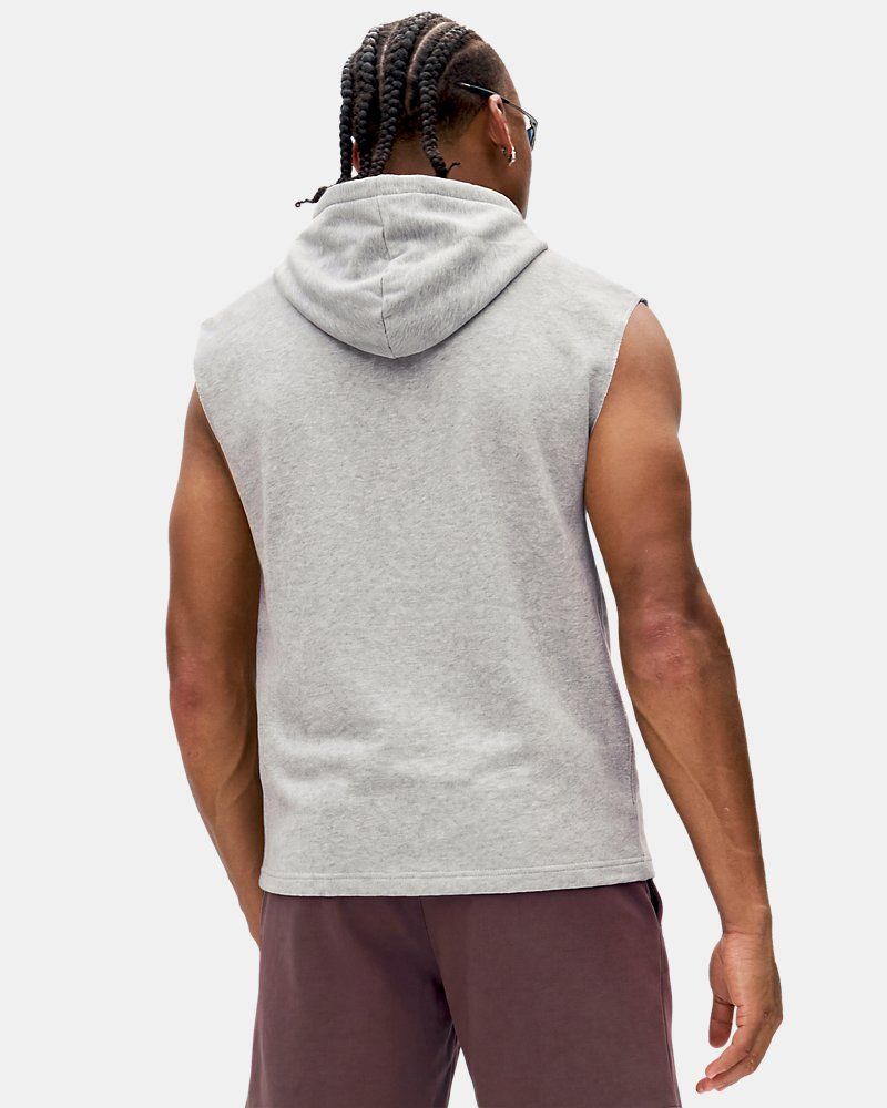UA Icon Fleece Men's Sleeveless Hoodie — view 3