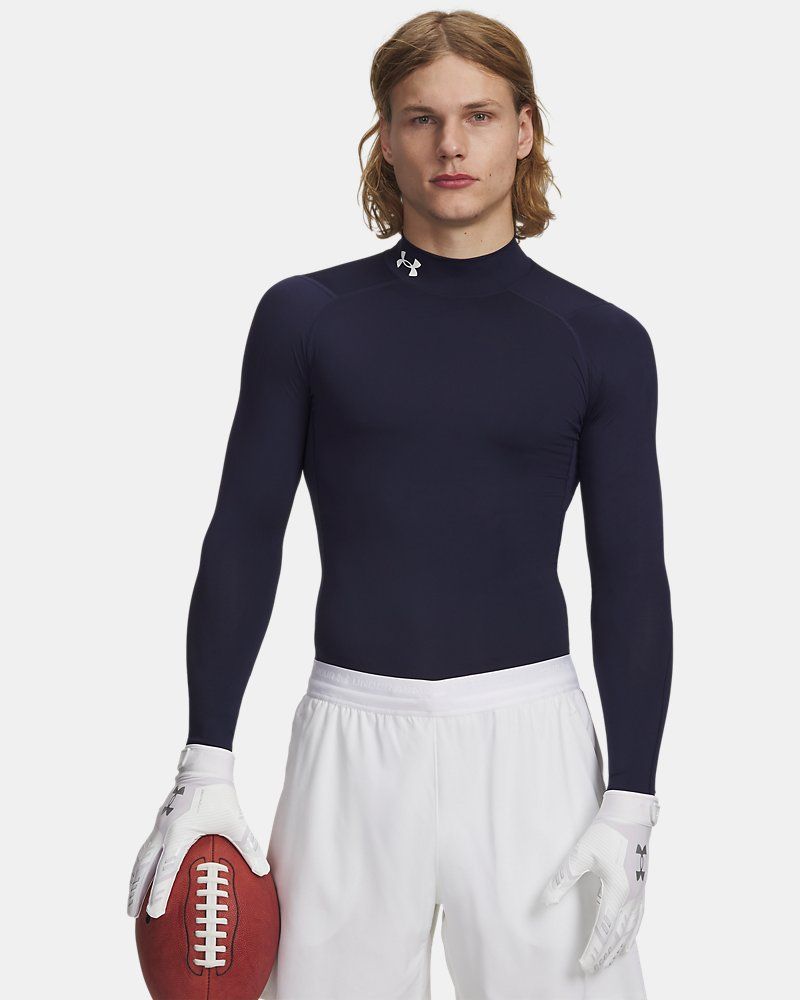 HeatGear® Men's Compression Mock Long Sleeve — view 17
