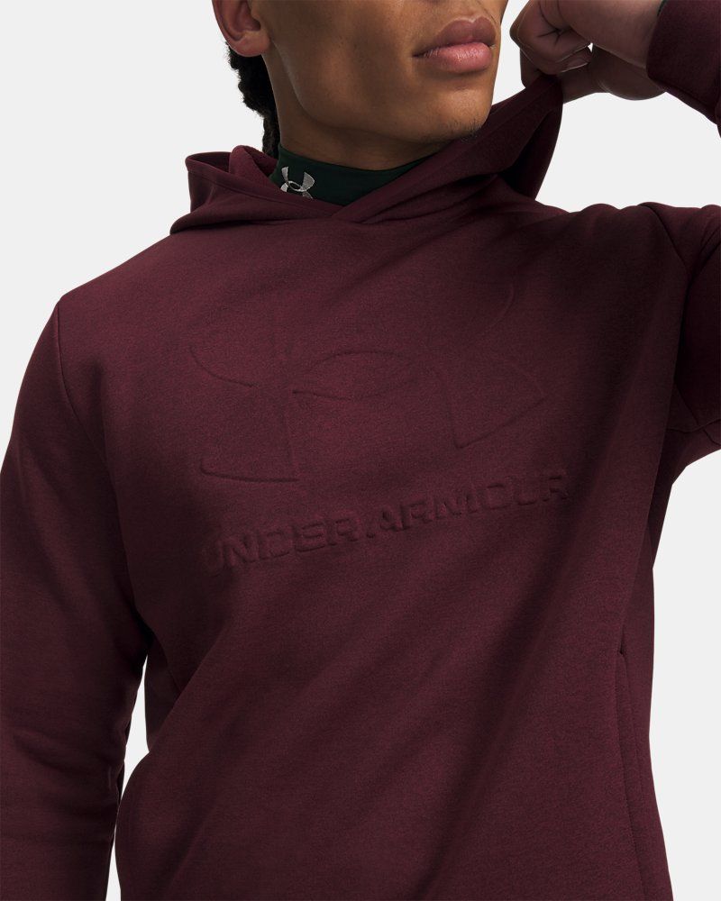 Armour Fleece® Twist Emboss Men's Hoodie — view 9