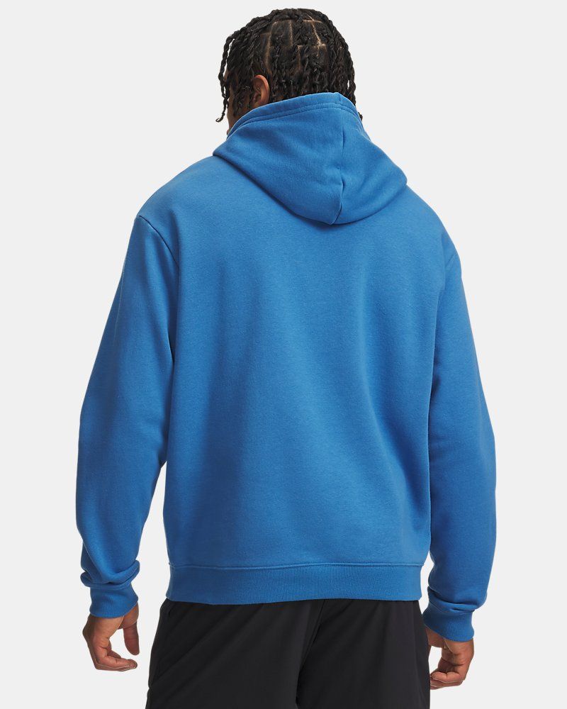 UA Rival Fleece Branded Men's Hoodie — view 9