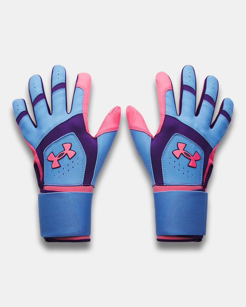 UA Yard 10 Long Cuff Men's Batting Gloves — view 7