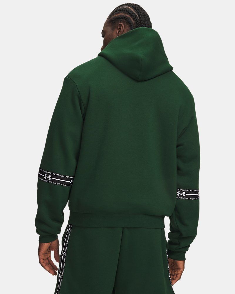 UA Icon Fleece Taped Men's Hoodie — view 8