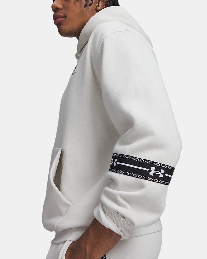 UA Icon Fleece Taped Men's Hoodie — view 6
