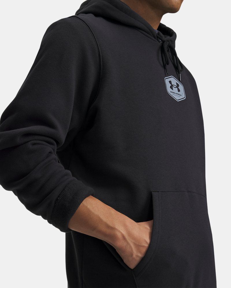 UA Icon Fleece Camo Badge Men's Hoodie — view 3