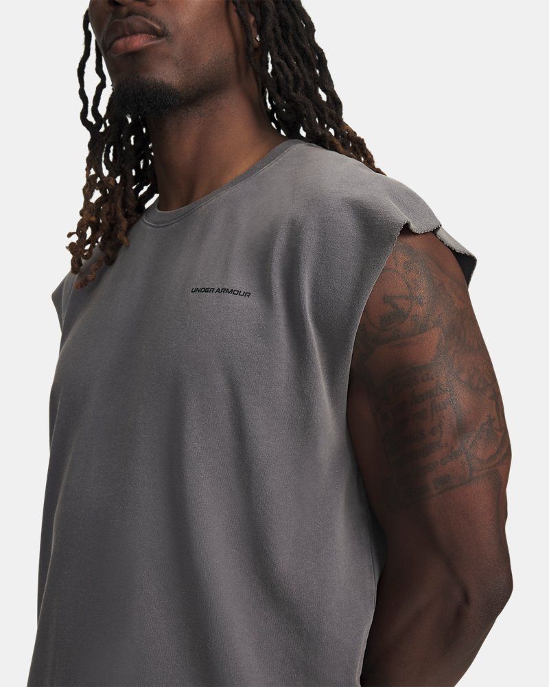 UA Icon Heavyweight Cotton Men's Tank — view 30
