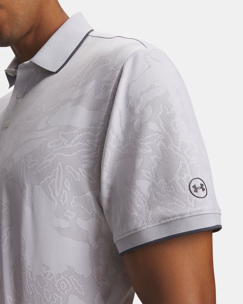 UA ArmourDry Jacquard Men's Polo — view 3