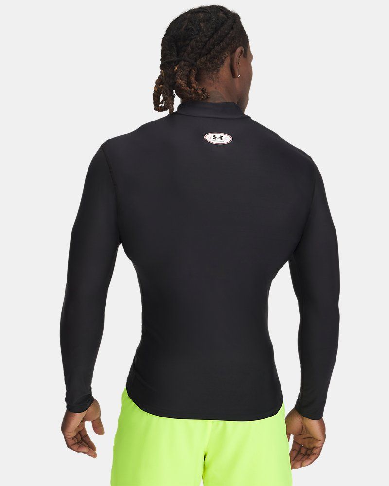 HeatGear® OG Compression Men's Mock Long Sleeve — view 3