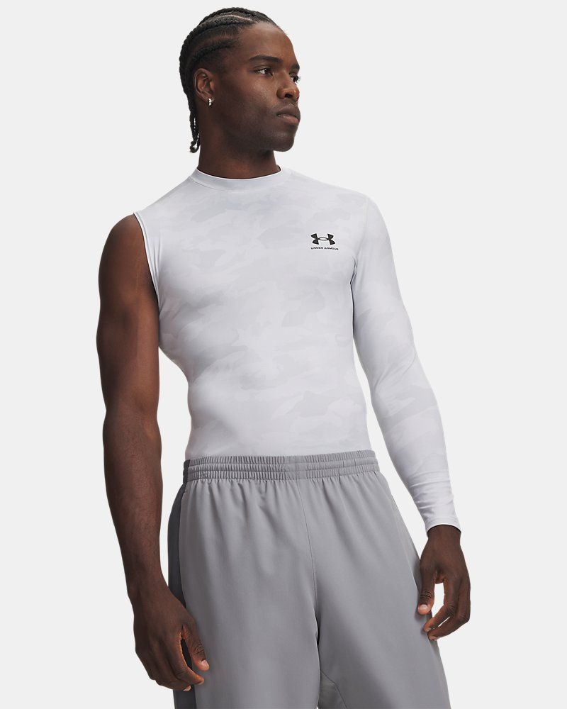 HeatGear® Asymmetrical Left Top Printed Men's Long Sleeve — view 4