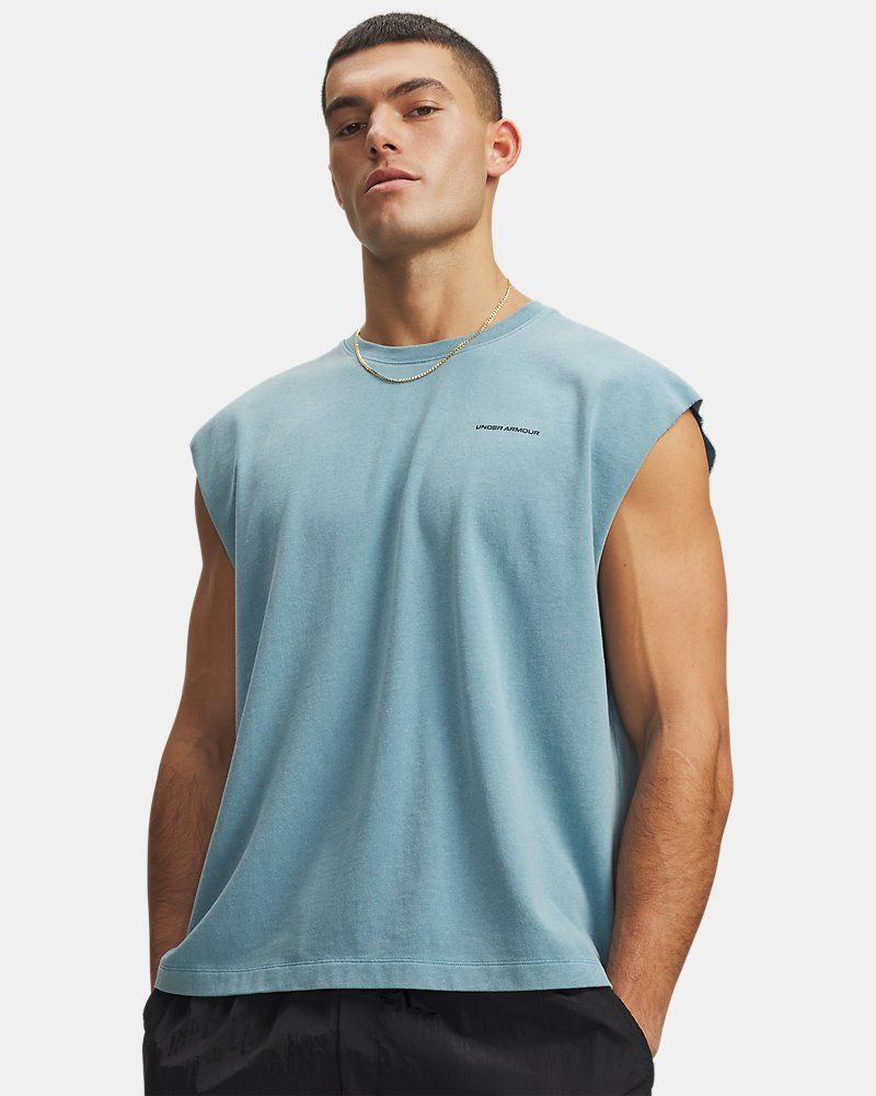 UA Icon Heavyweight Cotton Men's Tank — view 34