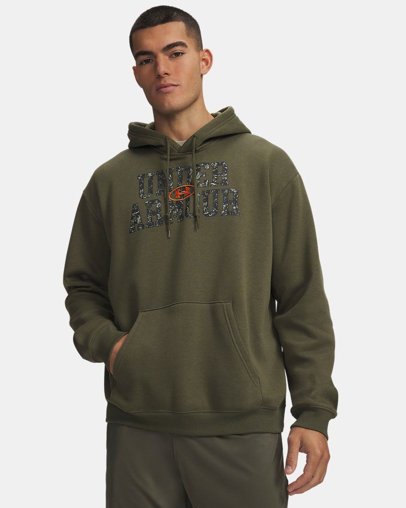 UA Rival Fleece Camo Fill Men's Hoodie — view 10