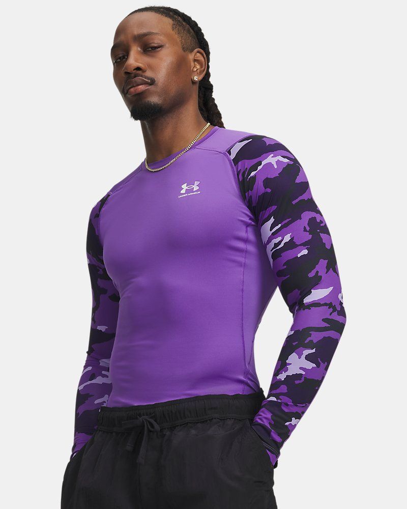 HeatGear® Compression Colorblock Men's Long Sleeve