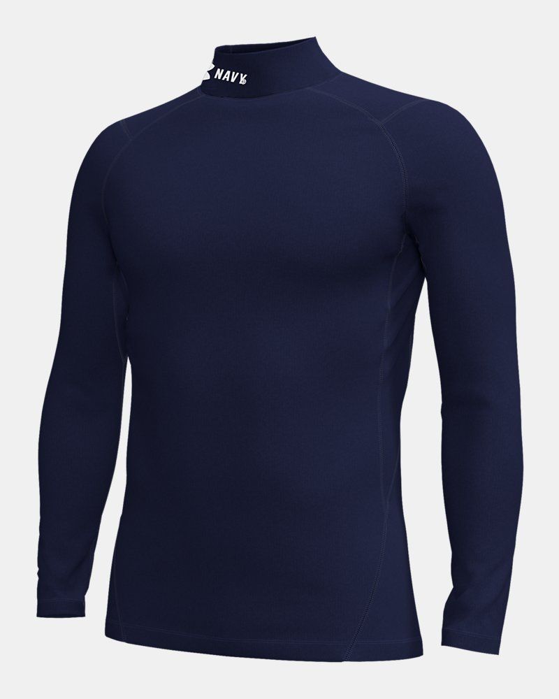ColdGear® Collegiate Men's Long Sleeve Fitted Mock — view 9