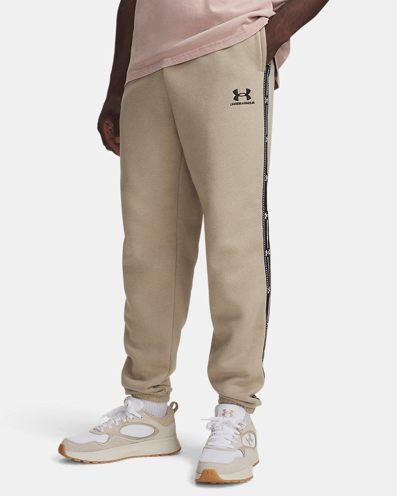UA Icon Fleece Taped Men's Joggers — view 9