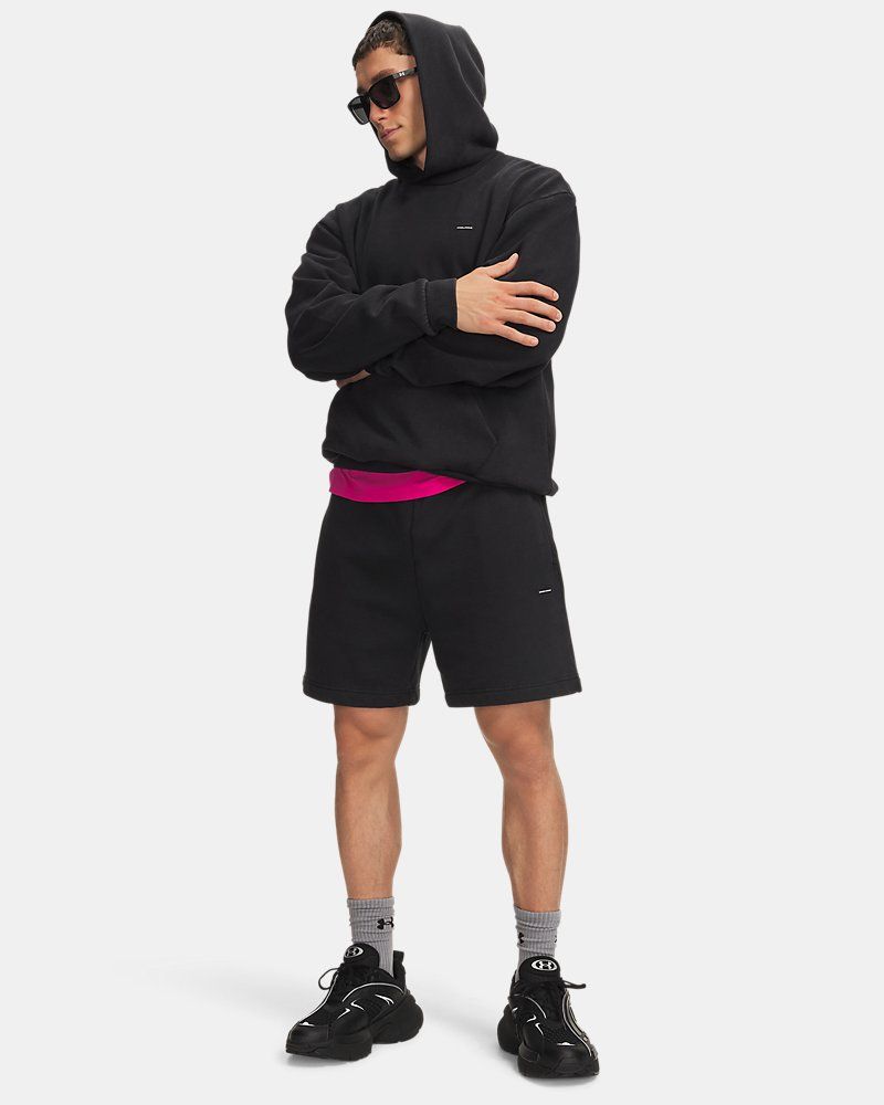 UA Icon Fleece Wash Men's Shorts — view 3