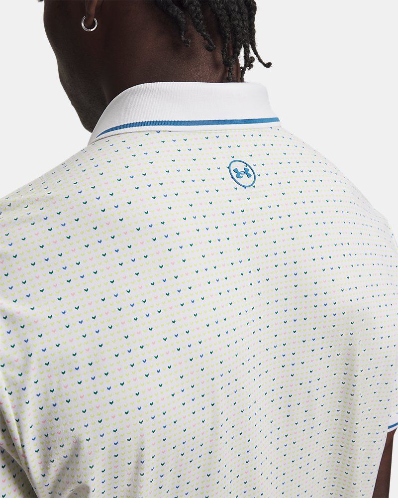UA ArmourDry Print Rib Men's Polo — view 3
