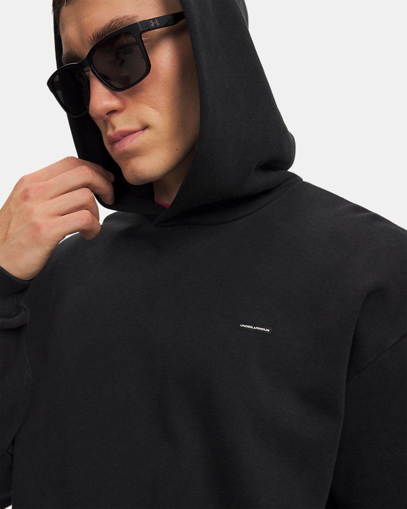 UA Icon Fleece Washed Men's Hoodie — view 11