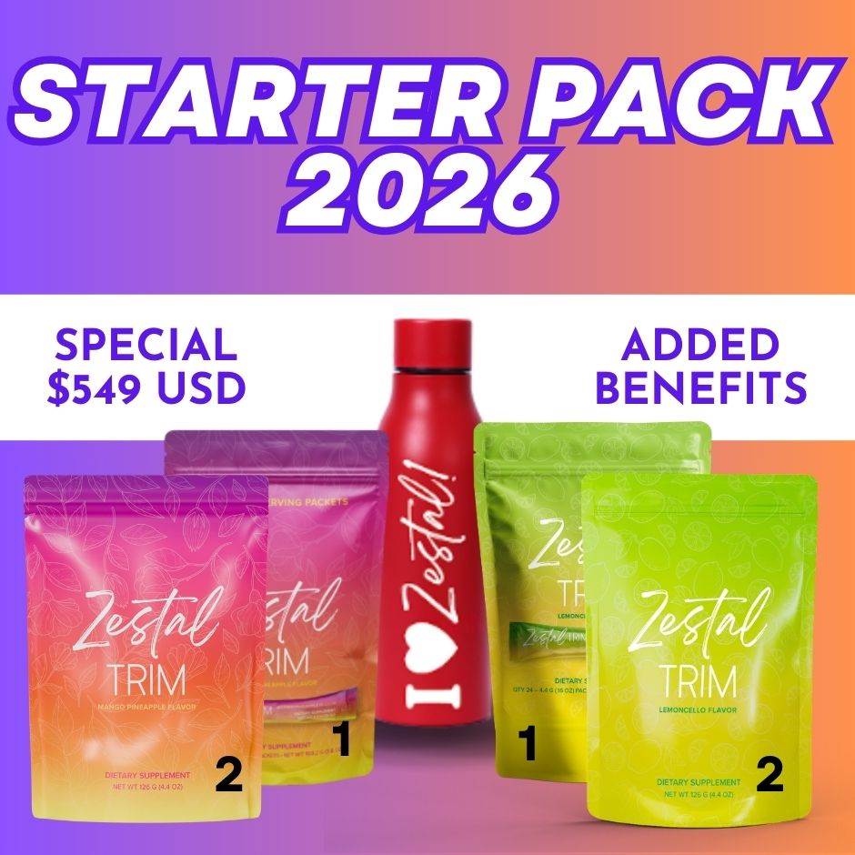 6 Bags ZESTAL TRIM STARTER