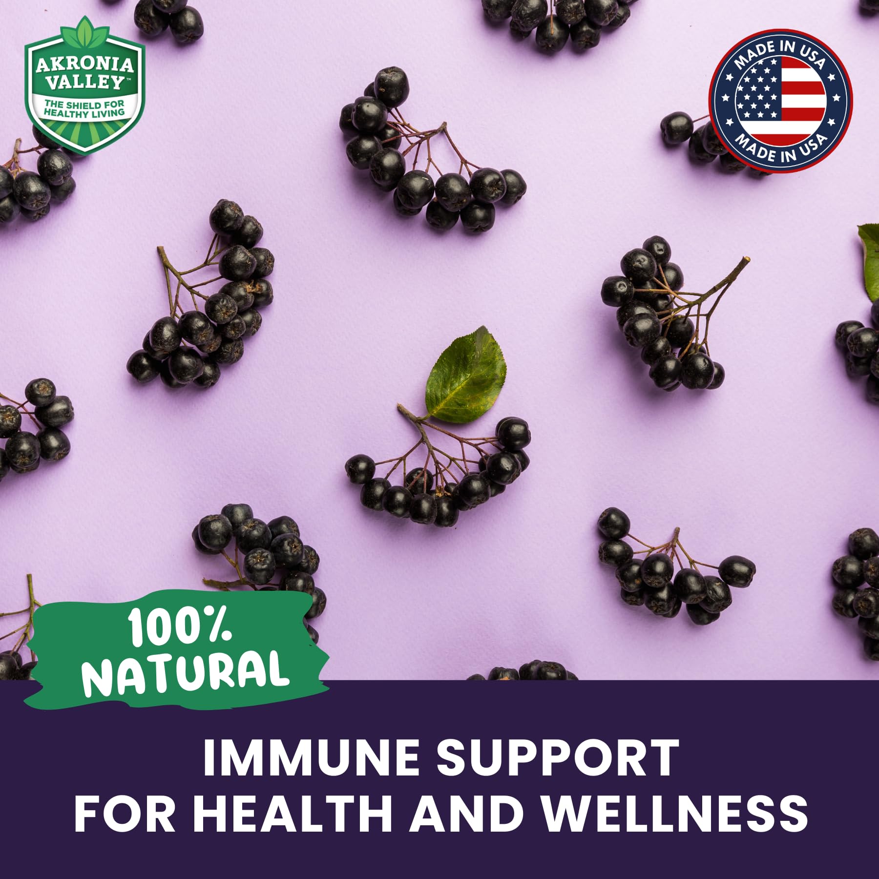 Akronia Valley Aronia Berry Gummies | Immune Support, for Health and Wellness, Delicious Aronia Flavor — view 7
