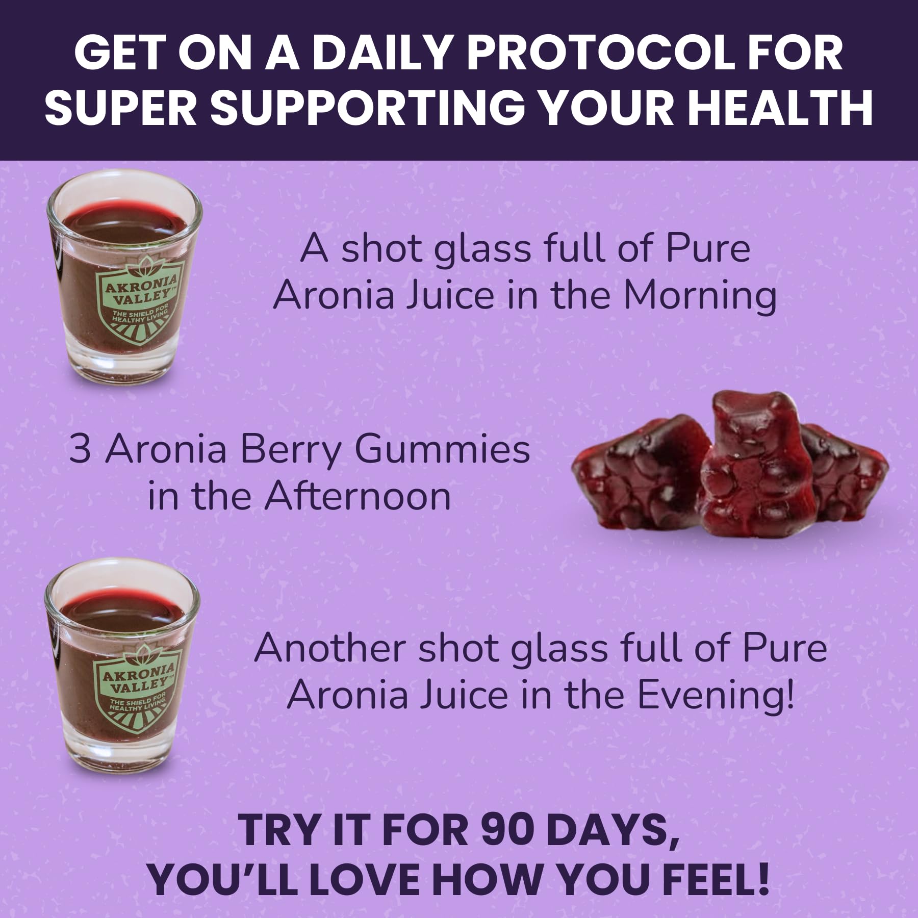 Akronia Valley Aronia Berry Gummies | Immune Support, for Health and Wellness, Delicious Aronia Flavor — view 9