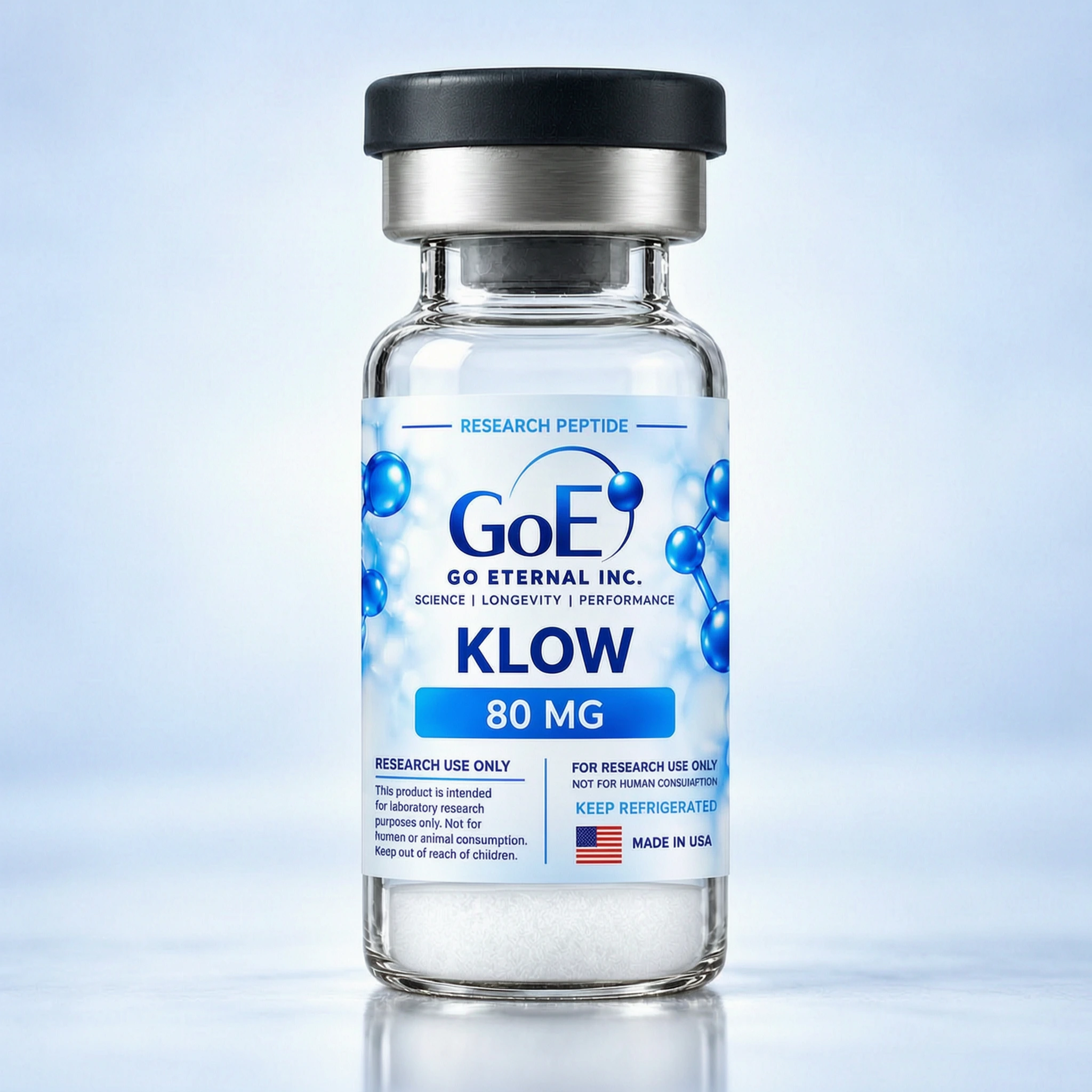  KLOW 80 — GHK-Cu 50 / KPV 10 / BPC-157 10 / TB-500 10 — view 1