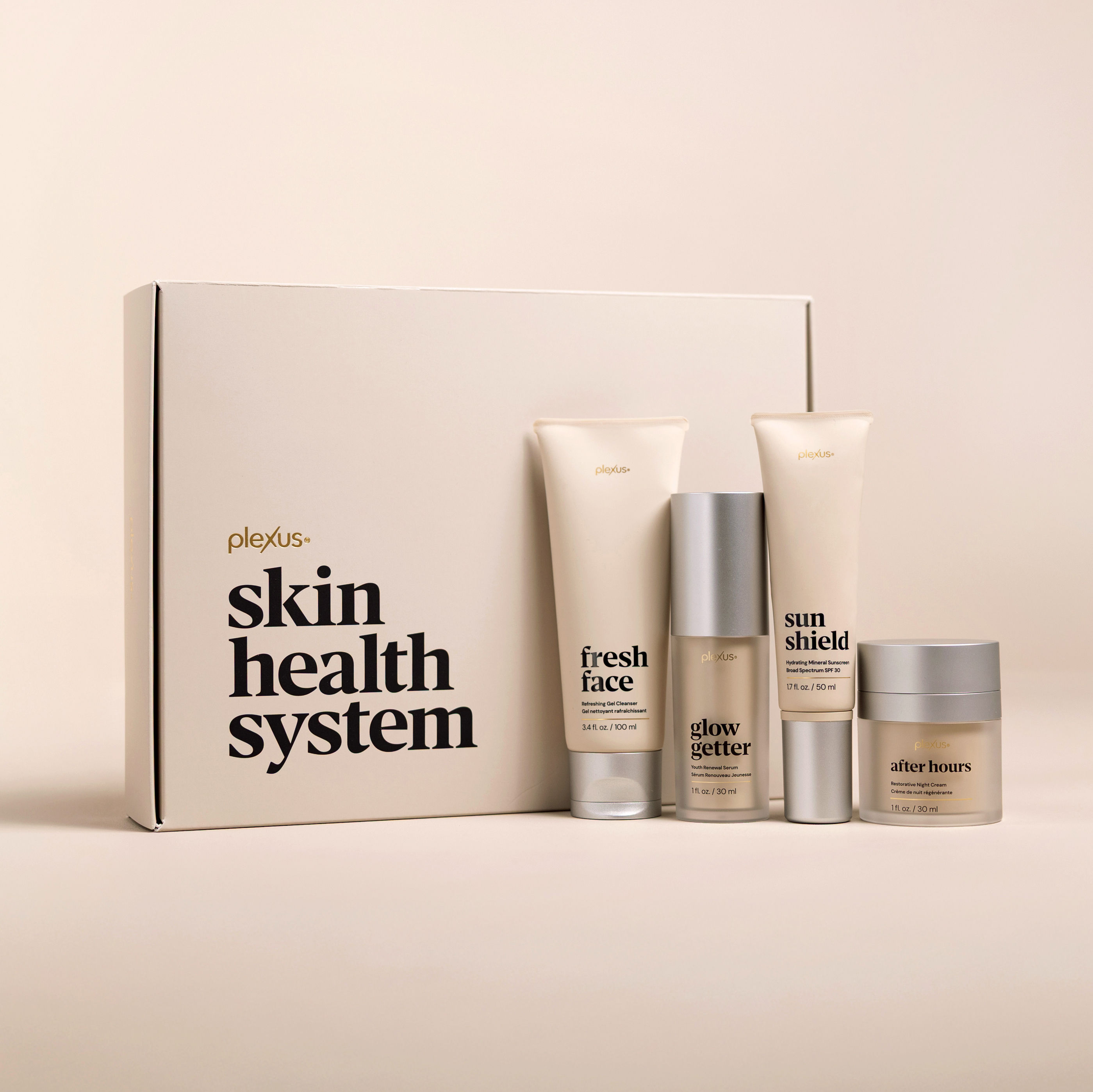 Plexus® Skin Health System supplement facts label