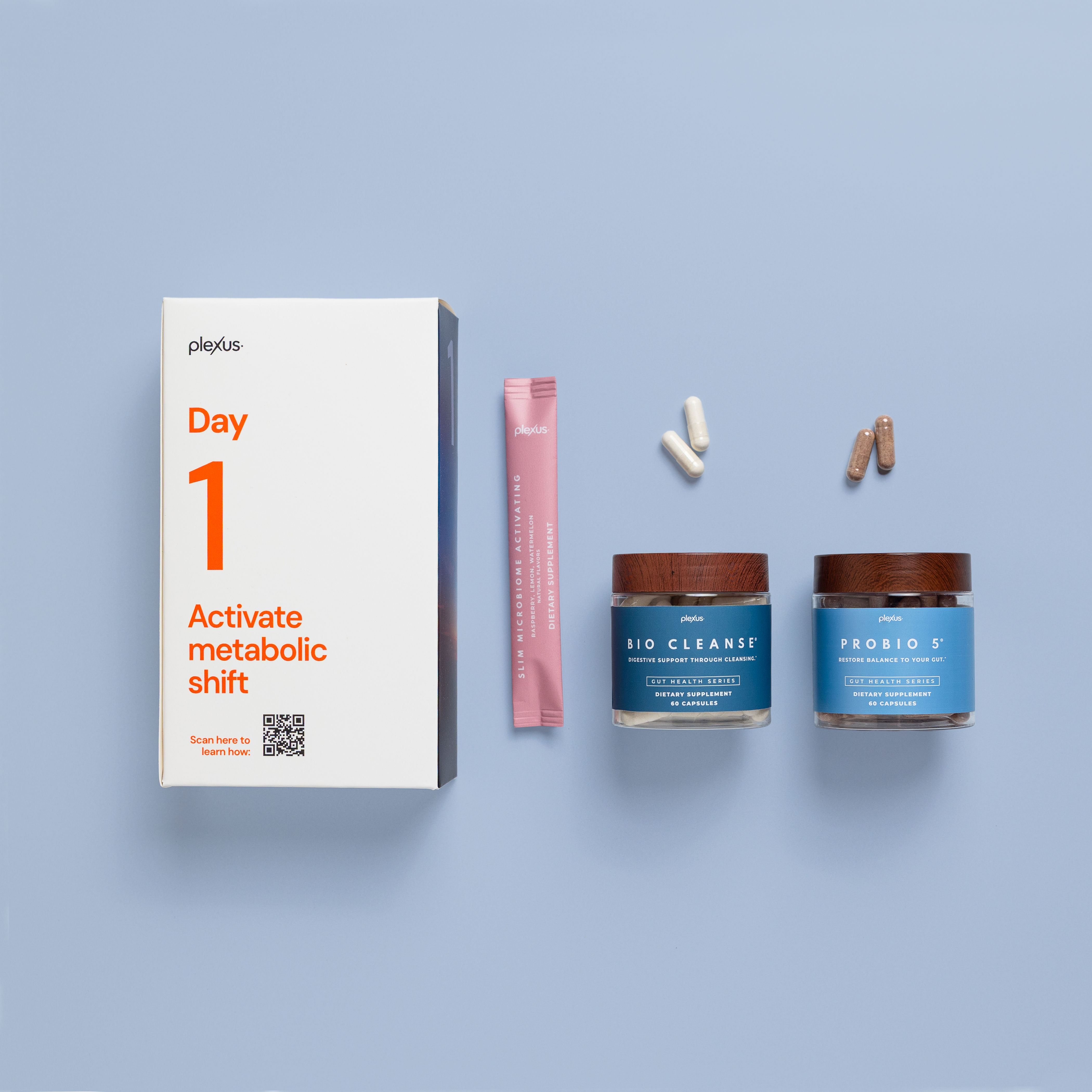 Reset + Gut Health Combo supplement facts label