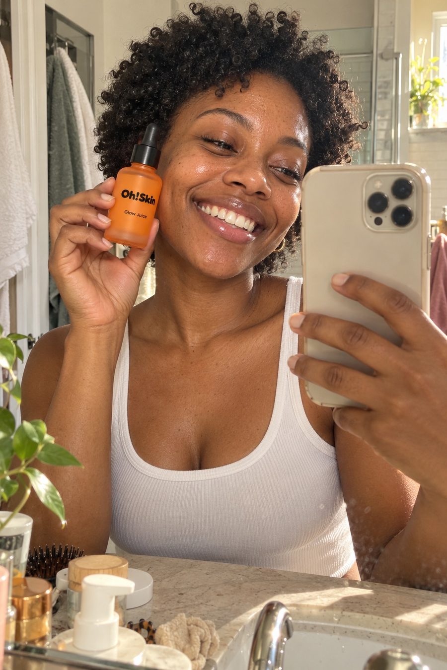 Keisha W. with Glow Juice