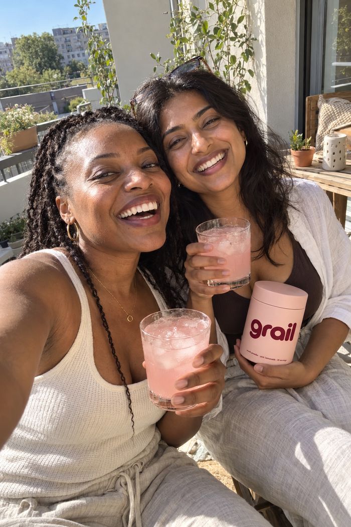 Aisha & Lena with Grail Pink Lemonade
