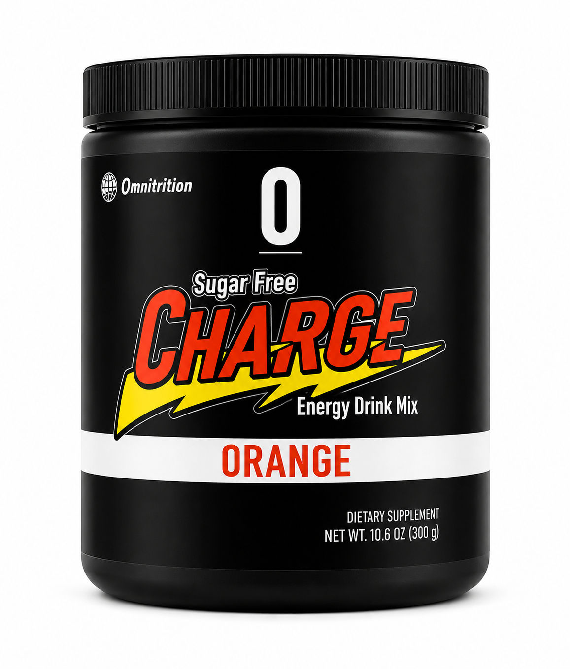 Charge® – Sugar Free, Orange Energy Drink Mix for Instant Energy, 60 Servings