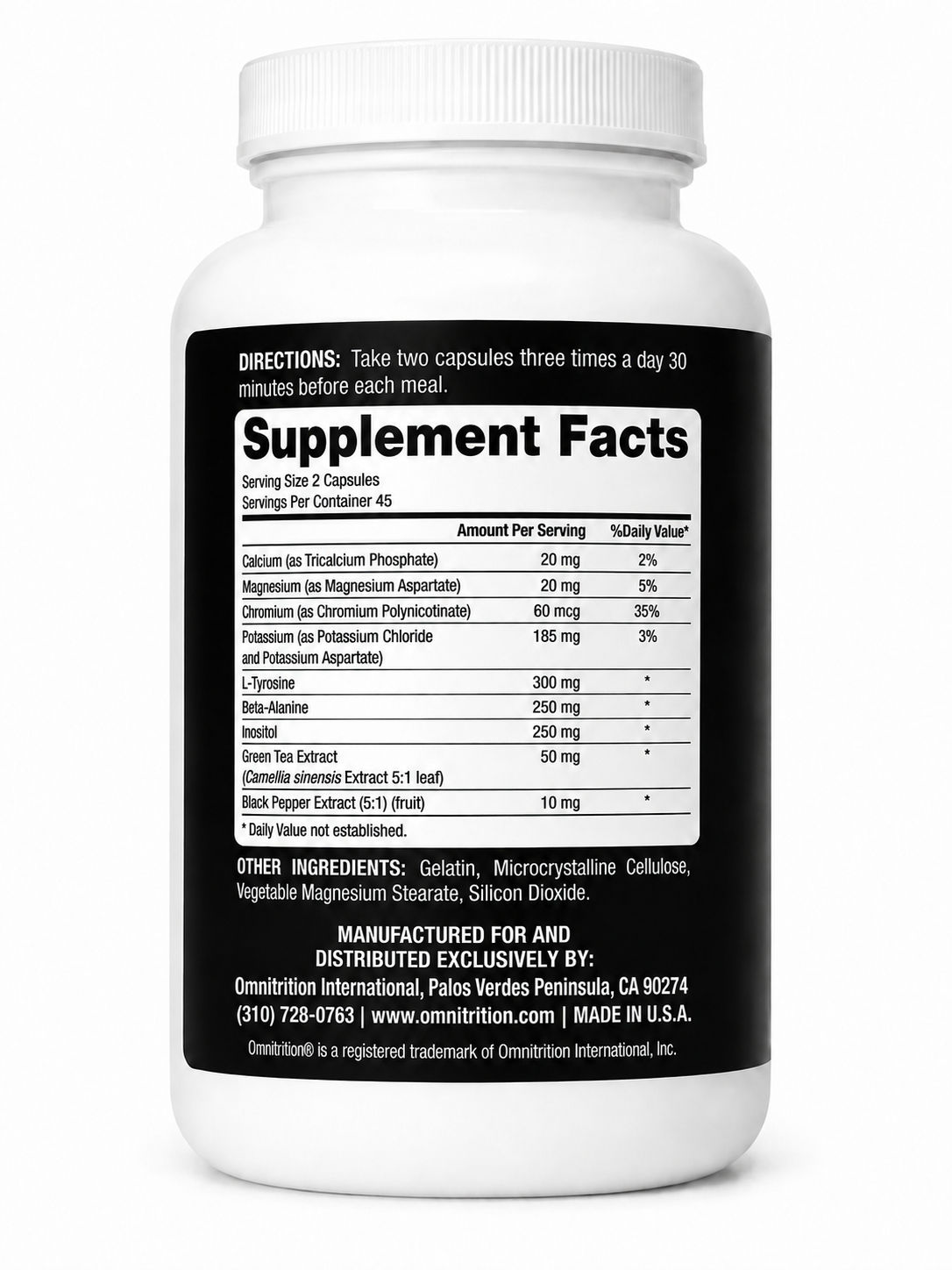 OmniTrim® Extra Enhancer - Sugar Cravings Supplement Capsules for Craving & Metabolism Support — view 2
