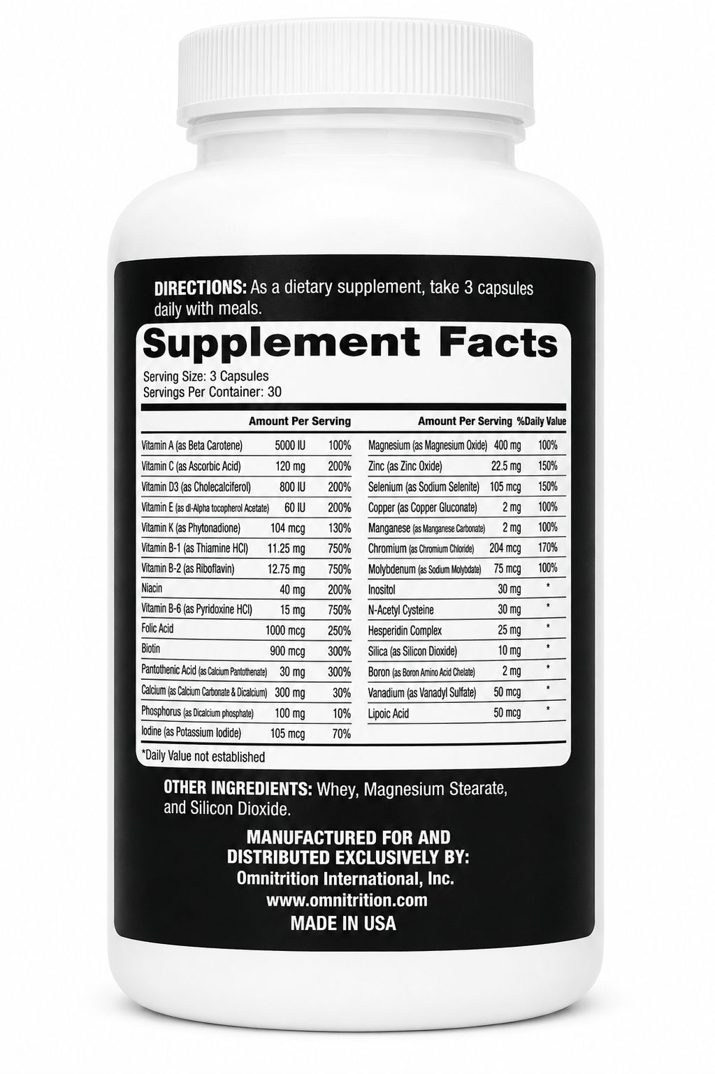 Shield Antioxidant™ – Vitamin and Mineral Capsules for Immune Support, 90 Capsules — view 2