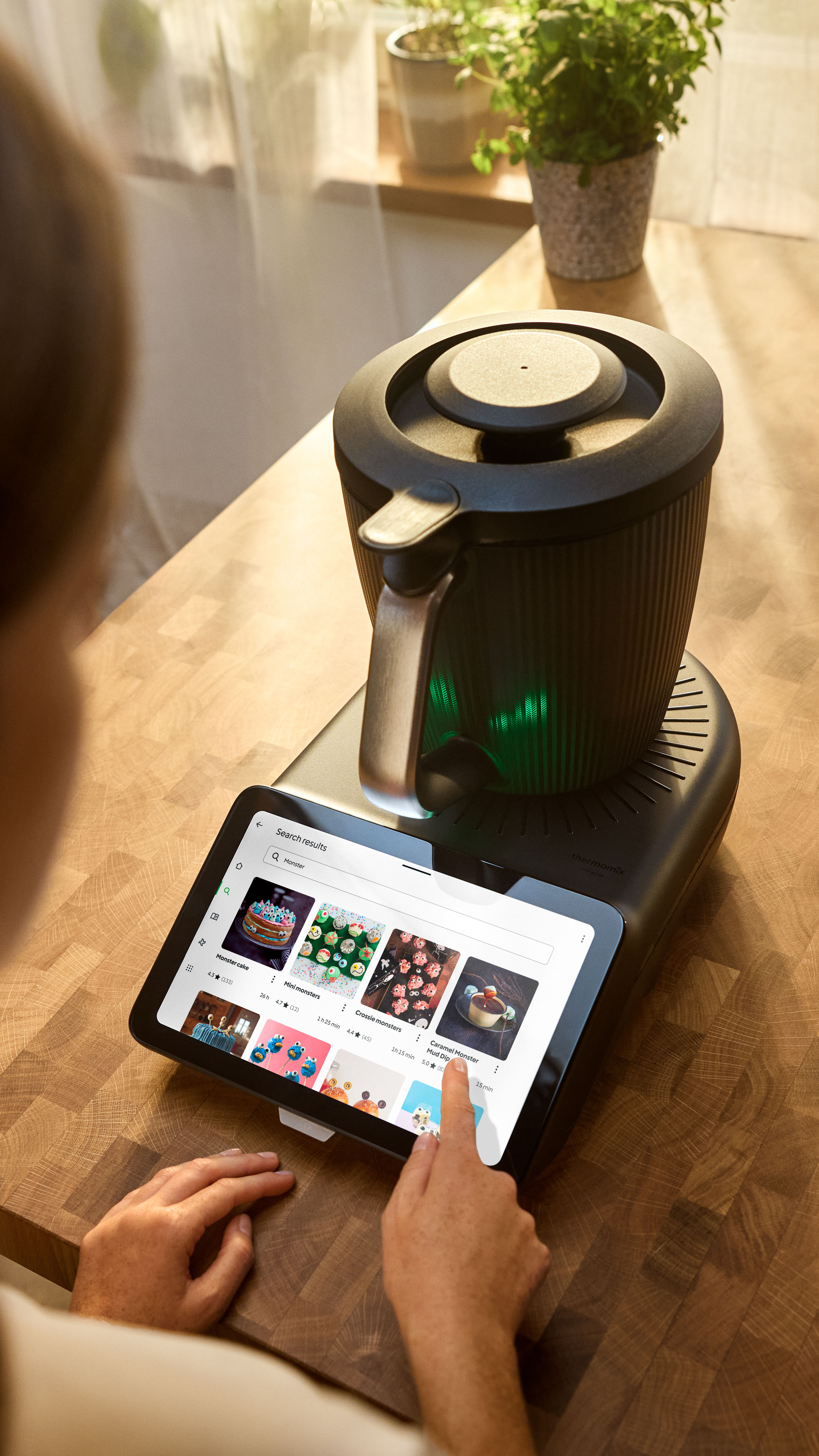 Thermomix device on a kitchen counter