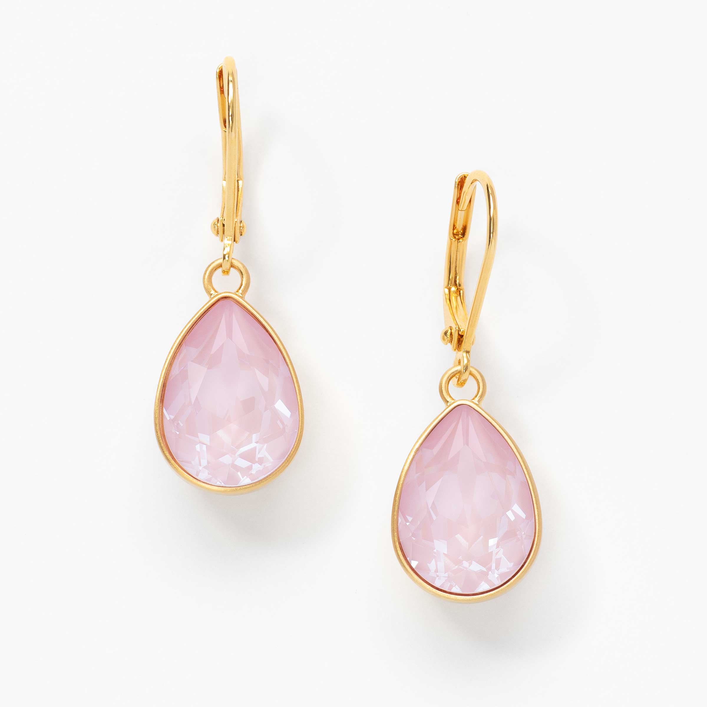 Soft Rose Drop Earrings