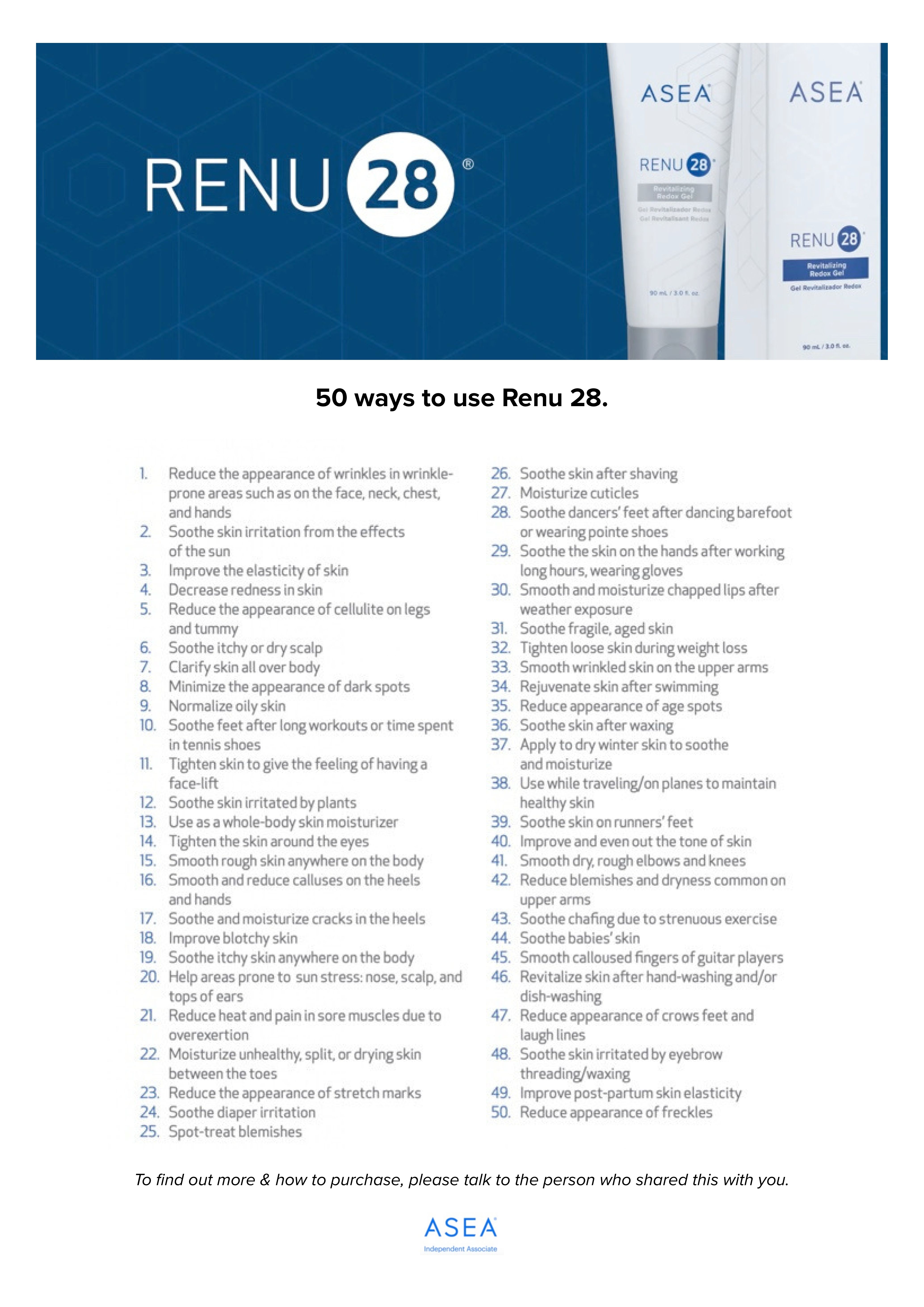 50 Ways Asea Supports You 